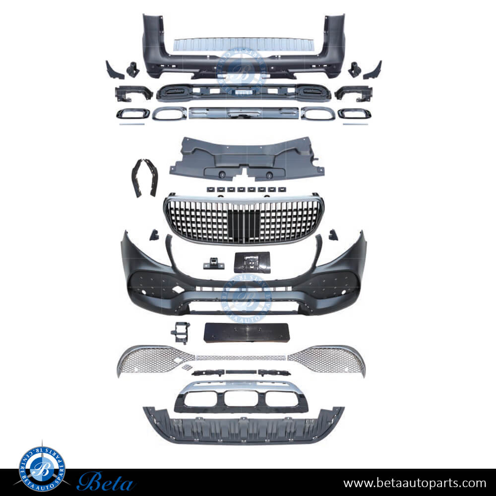 Body Kit Upgrade to VS600 Maybach Look for Mercedes Vito W447 2015-Up models Body Kit Upgrade to VS600 Maybach Look for Mercedes Vito W447 2015-Up models